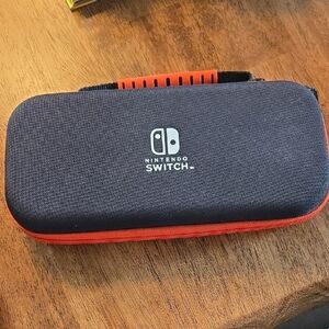 Nintendo Switch Black and Red Carrying Case